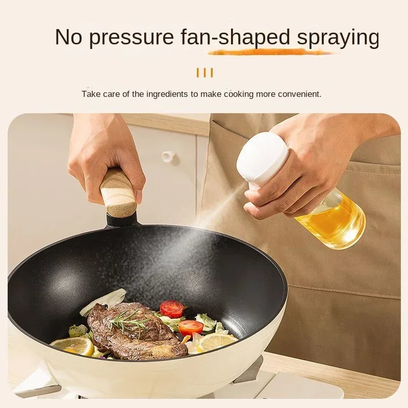 Kitchen Oil Bottle Cooking Oil Spray Olive Oil Bottle Fitness Barbecue Spray Dispenser