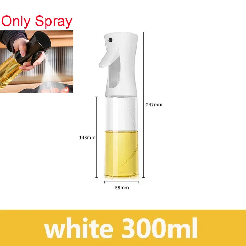 2In1 500Ml Plastic Spray Oil Sprayer Bottle Spray Oil Dispenser Oil Jar Cruet BBQ Kitchen Baking Roasting Picnic Kitchen Tool