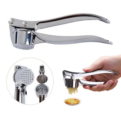 Kitchen Zinc Alloy Steel Garlic Smasher Squeezer Manual Press Grinding Tool Kitchen Accessories Kitchen Gadgets and Accessories