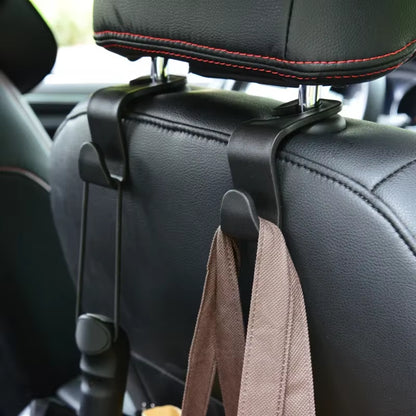 1 Pc Universial Car Storage Hooks Headrest Hooks Car Seat Hanger Hook Organizer Plastic Storage Holder for Handbag Purse