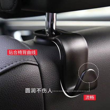 1 Pc Universial Car Storage Hooks Headrest Hooks Car Seat Hanger Hook Organizer Plastic Storage Holder for Handbag Purse