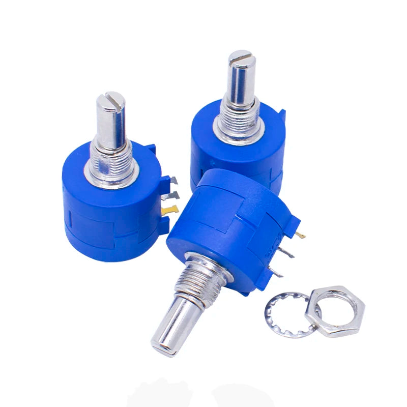 3590S Multiturn Potentiometer 500 1K 2K 5K 10K 20K 50K 100K Ohm Potentiometer Adjustable Resistor 3590 102 202 502 103